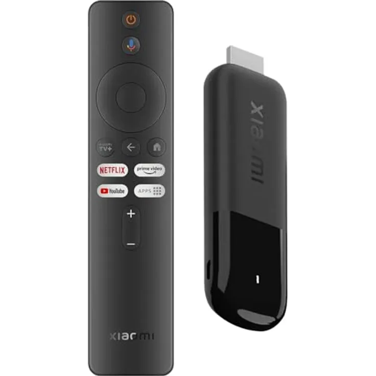 Xiaomi 4K TV Stick OB6-EU, Streaming Box mit 4K Ultra HD, Schwarz