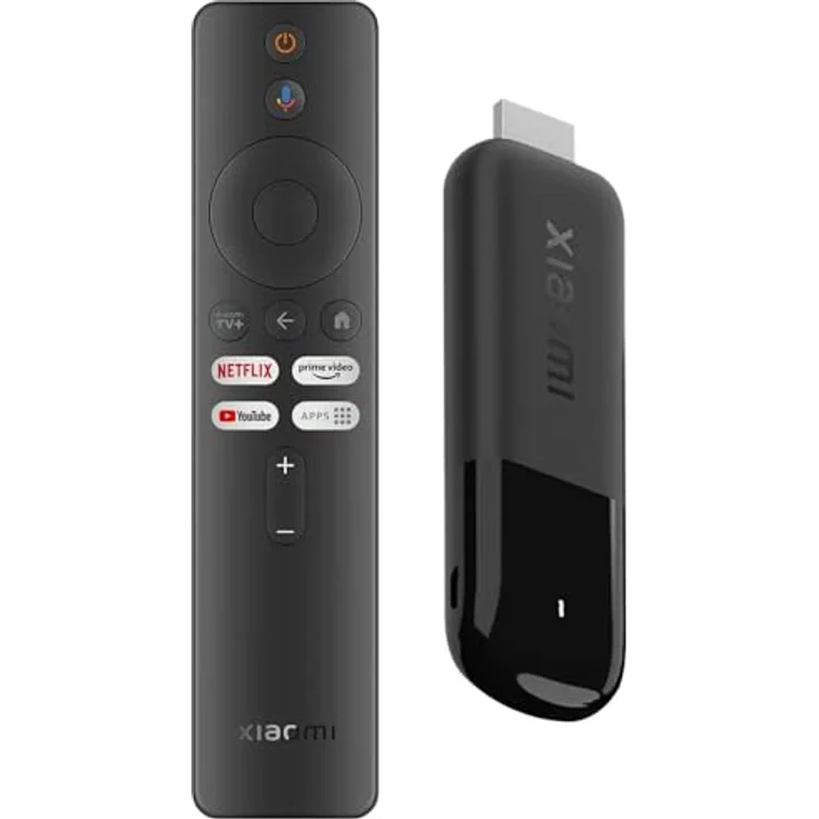 Xiaomi 4K TV Stick OB6-EU, Streaming Box mit 4K Ultra HD, Schwarz – Bild 1