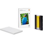 Xiaomi Instant Photo Paper 15,2 cm (6 Zoll), Fotopapier für Instant Photo 1S, 40 Stück, Weiß (ES-Version + 3 Jahre Garantie)