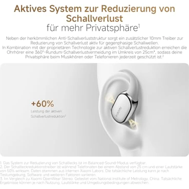 Xiaomi OpenWear Stereo Pro, Kopfhörer in Titan Gray mit hochwertigem Stereo-Sound – Bild 5