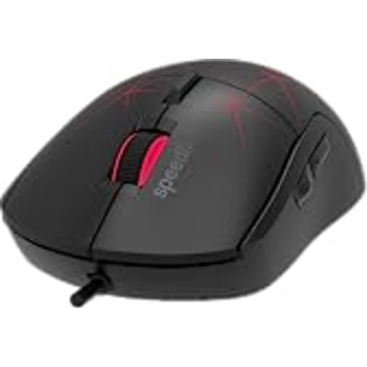 SPEEDLINK CORAX Gaming Maus mit Kabel, mehrfarbige LED-Beleuchtung, USB-Anschluss, 5 programmierbare Tasten PC-Maus kabelgebunden, DPI-Schalter bis 3.200 DPI, ummanteltes Kabel, schwarz – Bild 5