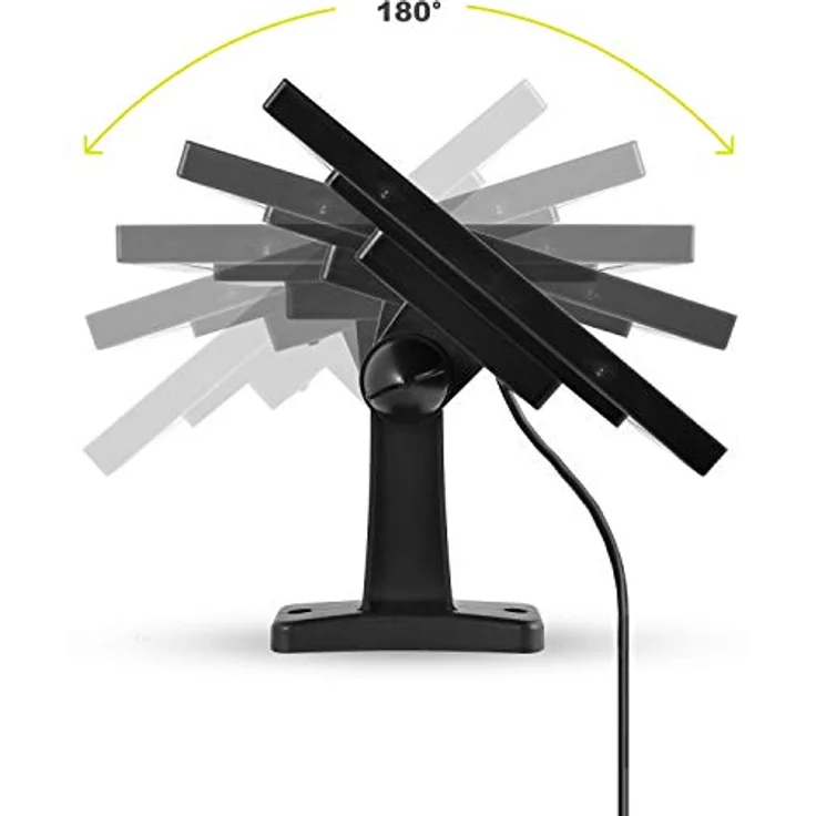 LEICKE Solarpanel kompatibel mit EZVIZ Outdoor Kameras C3A, wetterfest, einstellbare Halterung, unterbrechungsfreie Energieversorgung – Bild 4