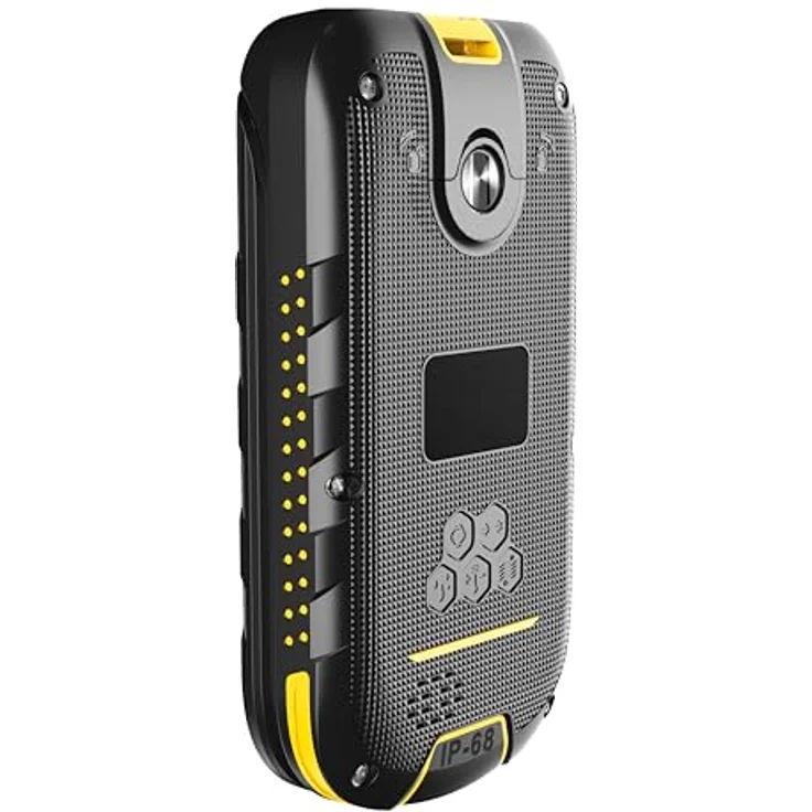 Hammer H Robustes Klapphandy Bow LTE 4G ohne Vertrag wasserdicht staubdicht IP68 mit großem 1200mah Akku, Schwarz – Bild 5