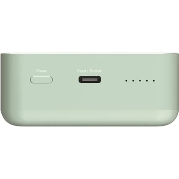 Verbatim Charge 'n' Go Essentials Powerbank 20.000 mAh, 15W magnetisch mit PD 20W Schnellladefunktion und LED-Anzeige für iPhone 16/15/14/13/12 Pro/Pro Max, inkl. USB-C-auf-USB-C-Kabel, Grün – Bild 3