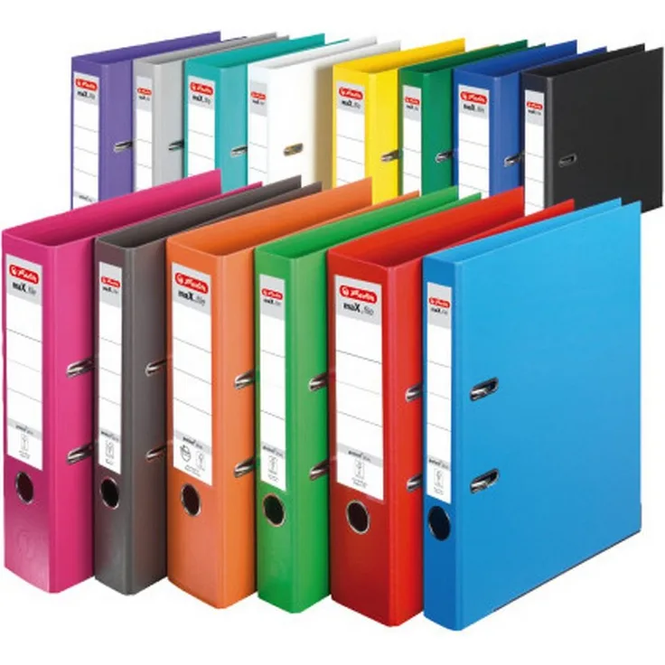 Herlitz Aktenordner herlitz Ordner maX.file protect plus, Rückenbr.: 50 mm, grün - Pappe mit Polypropylen, DIN A4, einsteckbares Rückenschild