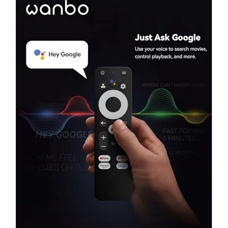 WANBO Beamer Togo Pro, Full HD LED Projektor mit 500 ANSI-Lumen, integriertem Lautsprecher, Autofokus und Google TV, 3,5 Stunden Akkulaufzeit – Bild 10