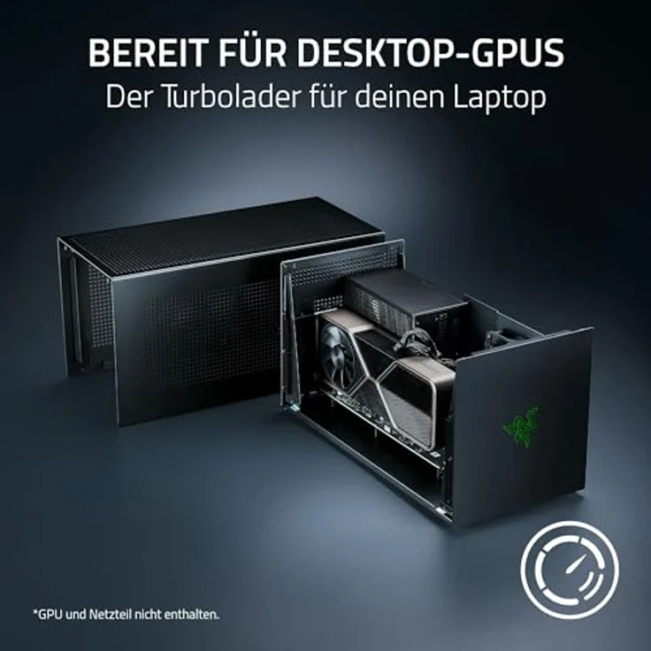 Razer Core X V2, externes Grafikkarten-Gehäuse mit Thunderbolt-Konnektivität, Schwarz – Bild 2
