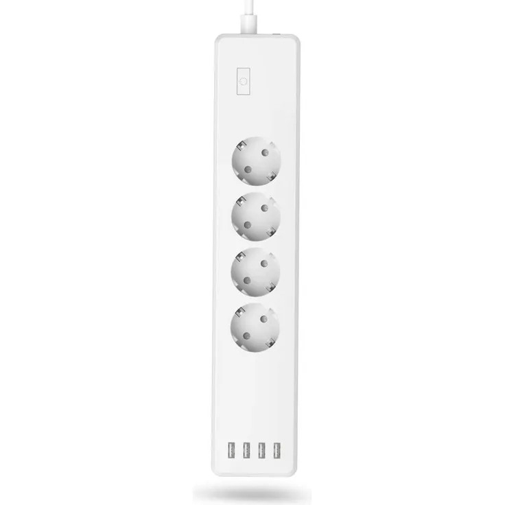Hama WLAN-Steckdosenleiste 4-fach, ohne Hub, einzeln schaltbar, 4-fach USB