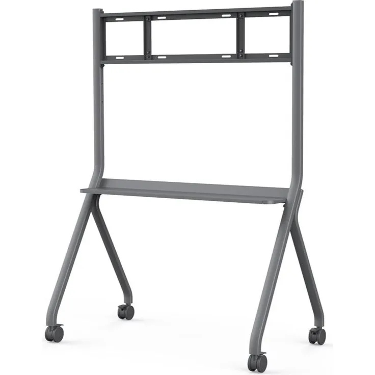 MAXHUB ST33M, Multimedia-Ständer in Grau, für Bildschirmgrößen von 55" bis 86", 100 kg Tragfähigkeit, VESA 800 x 600 mm