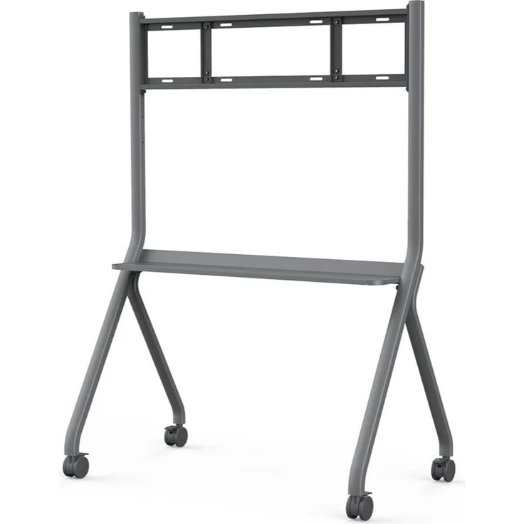 MAXHUB ST33M, Multimedia-Ständer in Grau, für Bildschirmgrößen von 55" bis 86", 100 kg Tragfähigkeit, VESA 800 x 600 mm