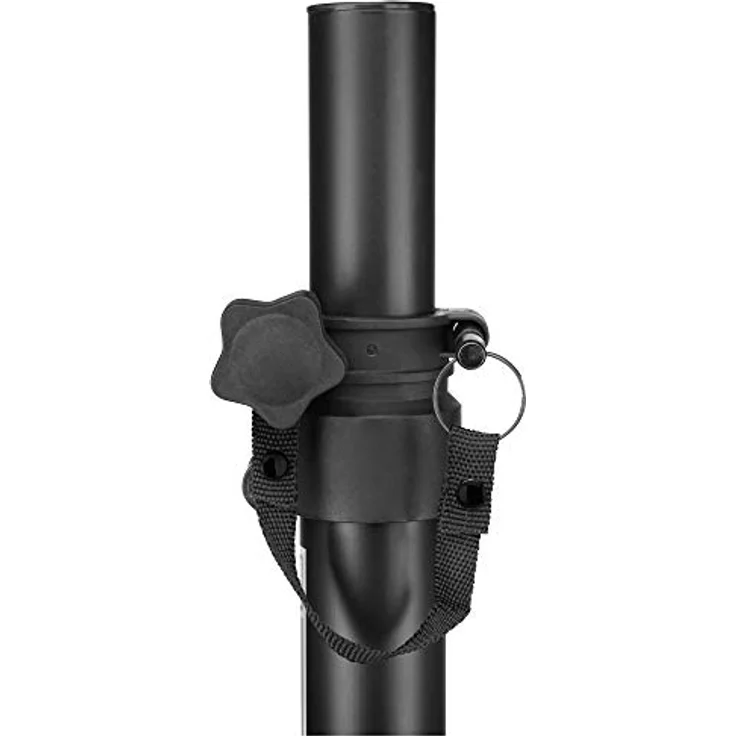 Pronomic 2x SPS-1S Boxenstativ aus Stahl - Extra breite Dreibein-Konstruktion - Höhe 120-193 cm - Schwarz - Inkl. Tasche – Bild 5
