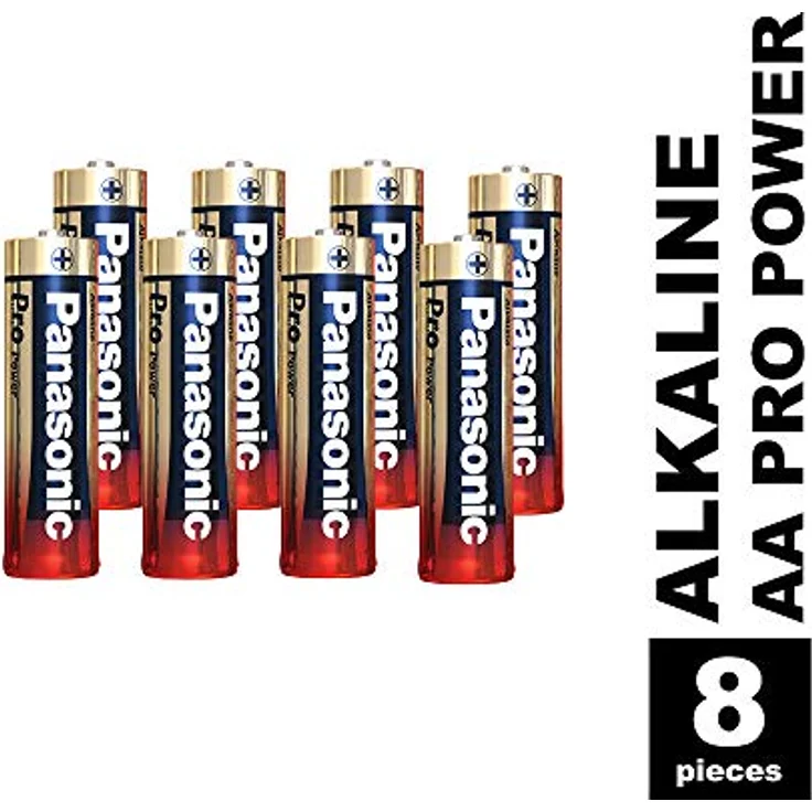 Panasonic Pro Power Alkali-Batterie, AA Mignon, 8er Pack, langanhaltende Energie für Geräte mit mittlerem bis hohem Energieverbrauch, Alkaline - Preisvergleich – Bild 2