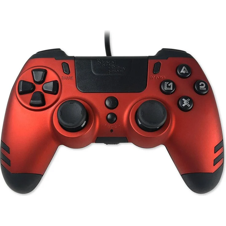 Steelplay Wired MetalTech Controller, PS4-kompatibel, Orange One Size