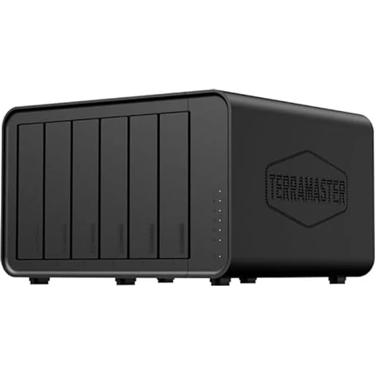 TerraMaster F6-424MAX, 6-Bay NAS mit Intel® Core™ i5 10-Core-CPU, 4,4 GHz, 132 TB Speicherkapazität, RAID-Unterstützung, DDR5 Diskles – Bild 1