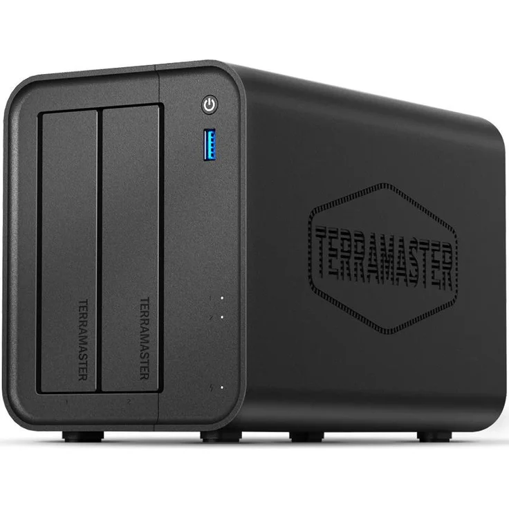 Terramaster F2-425, NAS mit Intel Celeron N5095 Quad-Core 2.0GHz, 4GB RAM, für bis zu 2 Festplatten