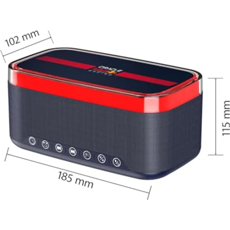 Red Bull RB-SK300, Bluetooth Lautsprecher mit kraftvollem Sound, schwarz – Bild 4