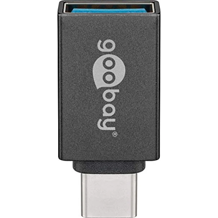 Goobay 56621 USB-C auf USB Adapter, A 3.0, Grau – Bild 2