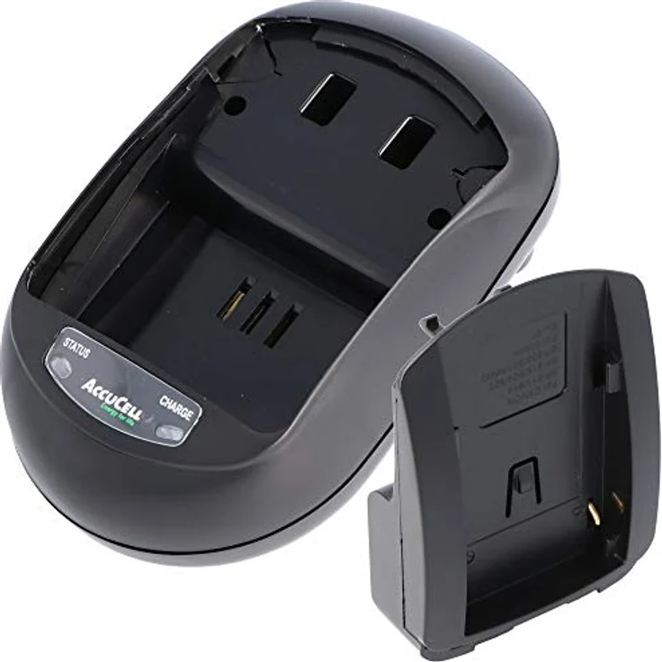 AccuCell Schnell-Ladegerät für Canon BP-911, BP-914, BP-915, BP-924, kompatibel mit baugleichen Akkus, effiziente Ladegeschwindigkeit – Bild 1