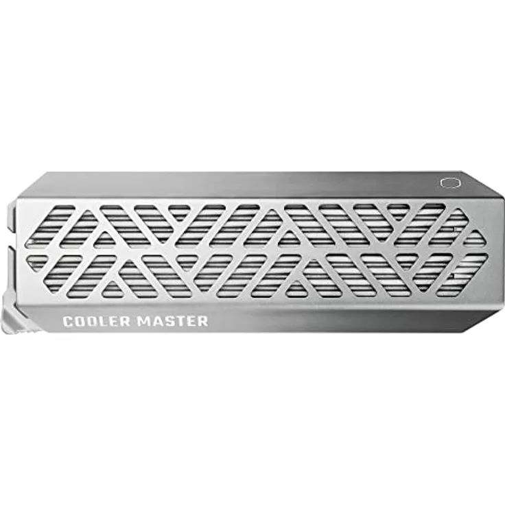 Cooler Master ORACLE AIR – NVME M.2 SSD-Gehäuse, großer Kühlkörper, zweischichtiges Aluminiumgehäuse bis zu 1000 MB/s, werkzeuglos, MOLLE-kompatibel, USB 3.2 Gen 2 Typ-C, für mehrere Plattformen, 130g