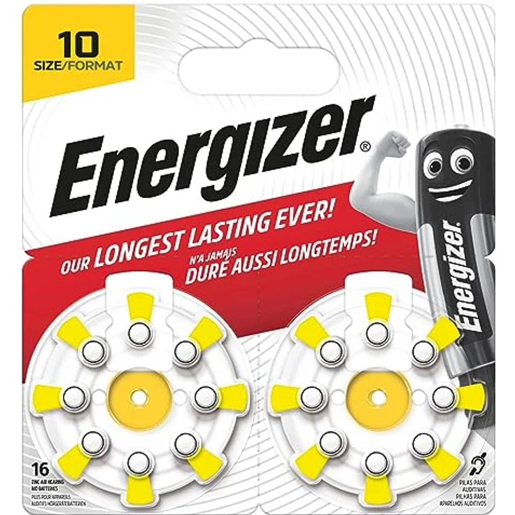 Energizer Hörgerätebatterie Zinc-Air ENR EZ Turn & Lock (10) 16 Stück – Bild 1