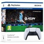 Sony DualSense Controller PS5 inkl EA Sports FC 24, Gamepad mit haptischem Feedback und adaptiven Triggern