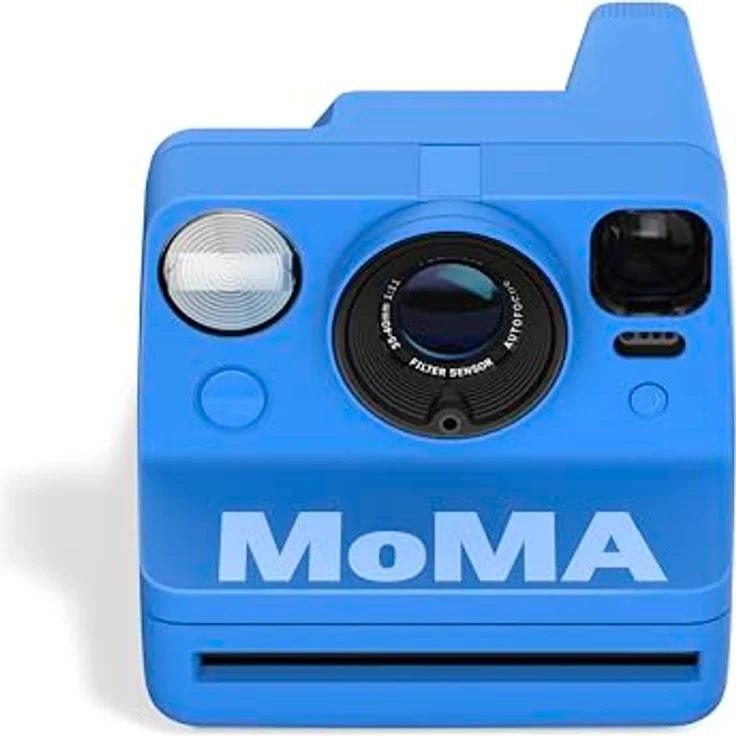 Polaroid Now Generation 3 Sofortbildkamera, Polaroid x MoMa Limited Edition, verbesserter Autofokus, zwei Objektive, Selbstauslöser und Doppelbelichtung, nachhaltig aus recycelten Materialien – Bild 2