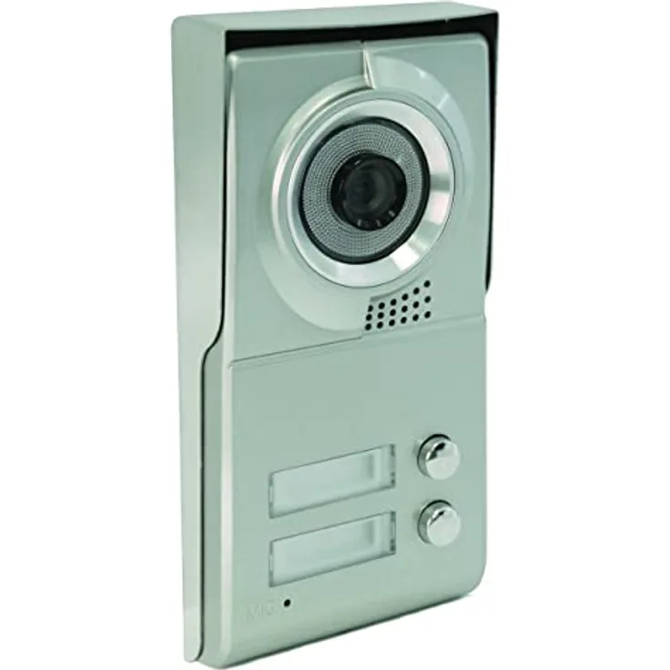 SCS Sentinel - PMP0013 – Straßenspieler mit 2 Tasten für Video-Sammlung, 4 Fäden, für 2 Gegenstände, Aluminium, Betrachtungswinkel 110, Etikettenhalter – 2B1