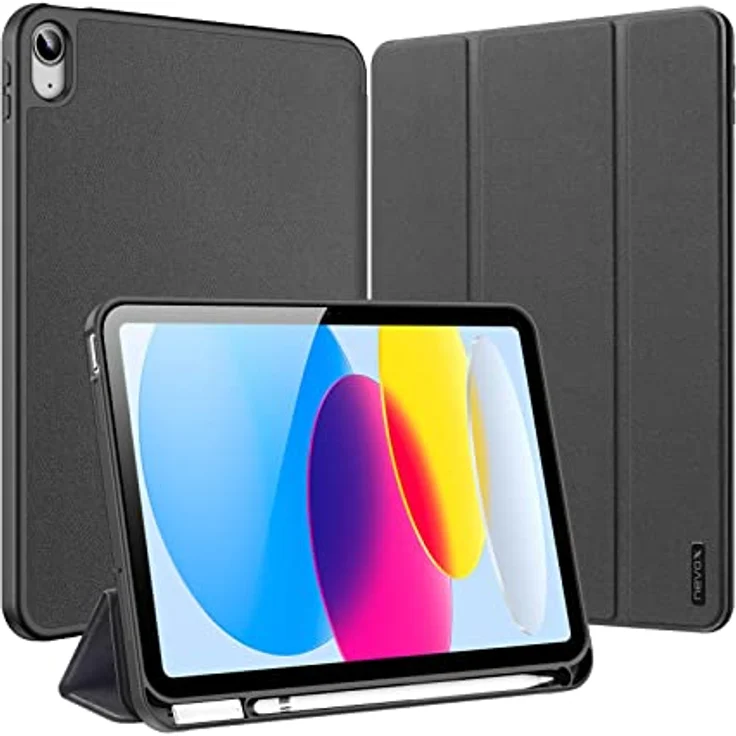 Nevox Vario Series iPad 10.9" gy 10. Generation Booktasche basaltgrau – Bild 1