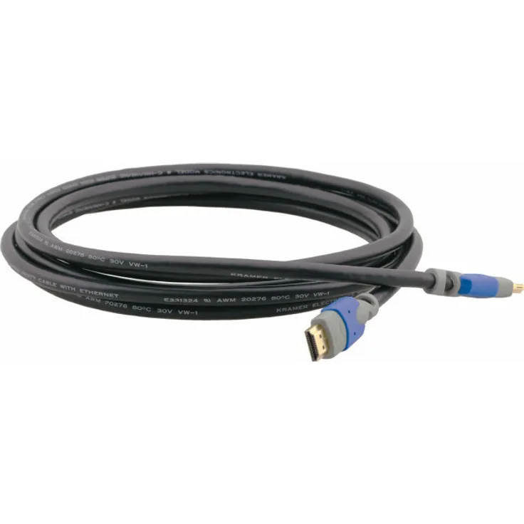 Kramer Electronics C-HM/HM/PRO-40, High-Speed HDMI-Kabel 12 m, 4K UHD Unterstützung, schwarz