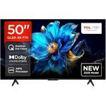 TCL 50P7K QLED 50 Zoll 4K UHD TV mit Dolby Vision, Google TV, HDR10+, Dolby Atmos und Chromecast
