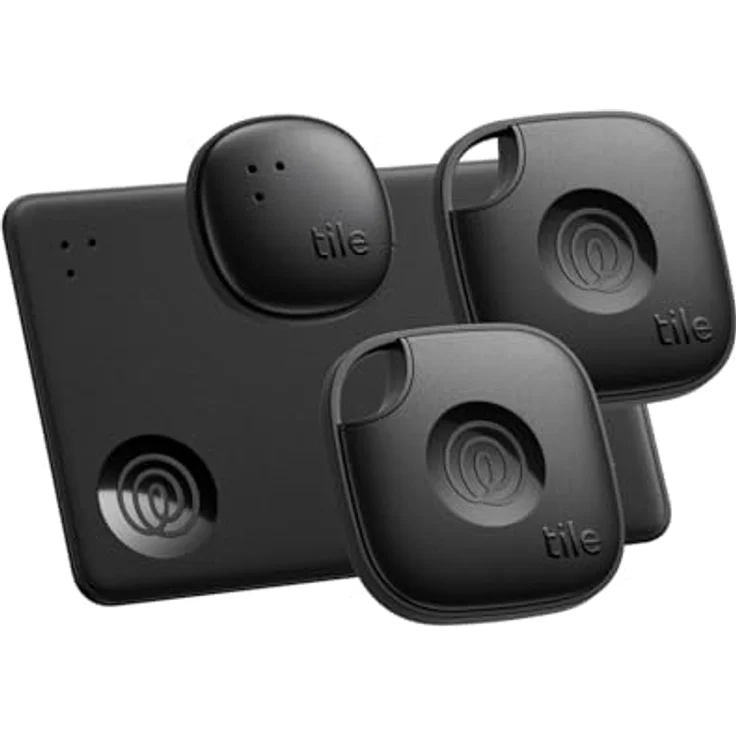 Tile by Life360 Essentials (2024) – Bluetooth-Tracker & Gegenstandsfinder, 4er-Pack, iOS- & Android-kompatibel, wasserdicht (IP68-zertifiziert) – Bild 1