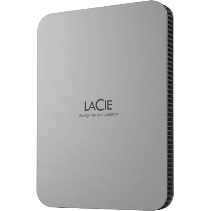 LaCie Mobile Drive 1TB externe HDD-Festplatte, elegantes Neil-Poulton-Design, recycelte Materialien