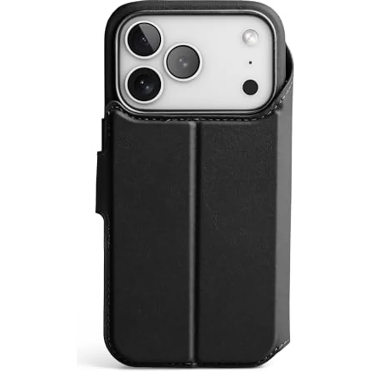 VONMÄHLEN Vegan Leather Folio, 2in1 Handyhülle kompatibel mit iPhone & MagSafe, magnetisches Wallet Case aus recyceltem Material mit Kartenfach, Standfunktion & 360° Schutz – Bild 1