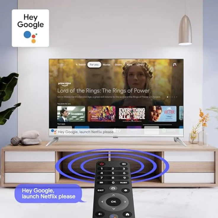 STRONG SRT43UD6593 108 cm (43 Zoll) Fernseher (Full-HD Smart TV, HD Triple Tuner, App Store, Prime Video, Netflix, YouTube, DAZN, Disney+) [Mod. 2023] – Bild 3