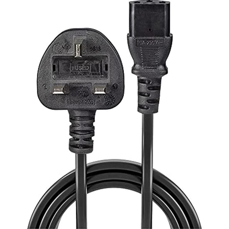 LINDY 2m IEC-Netzkabel, UK – Bild 3