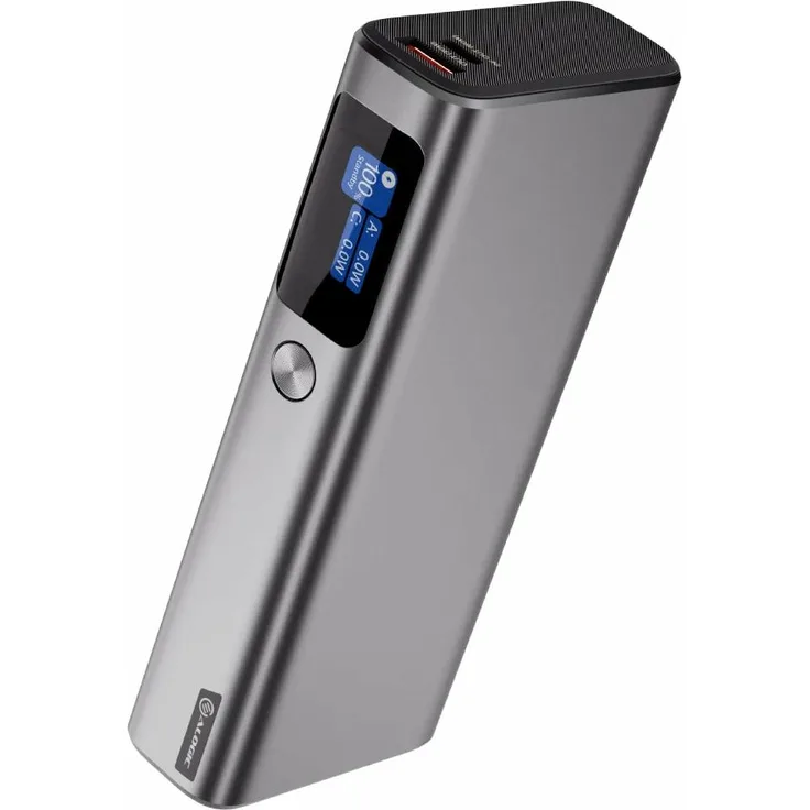 Alogic R20KPB130W, 20000 mAh, Schwarz, Silber (130 W), Powerbank