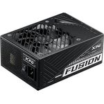 XPG Fusion Netzteil 1600W, modular, 80 Plus Zertifiziert, Cybenetics Titan, 100% japanische Kondensatoren, Schwarz (FUSION1600T-BKCUS)