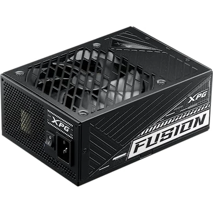 XPG Fusion Netzteil 1600W, modular, 80 Plus Zertifiziert, Cybenetics Titan, 100% japanische Kondensatoren, Schwarz (FUSION1600T-BKCUS) – Bild 1