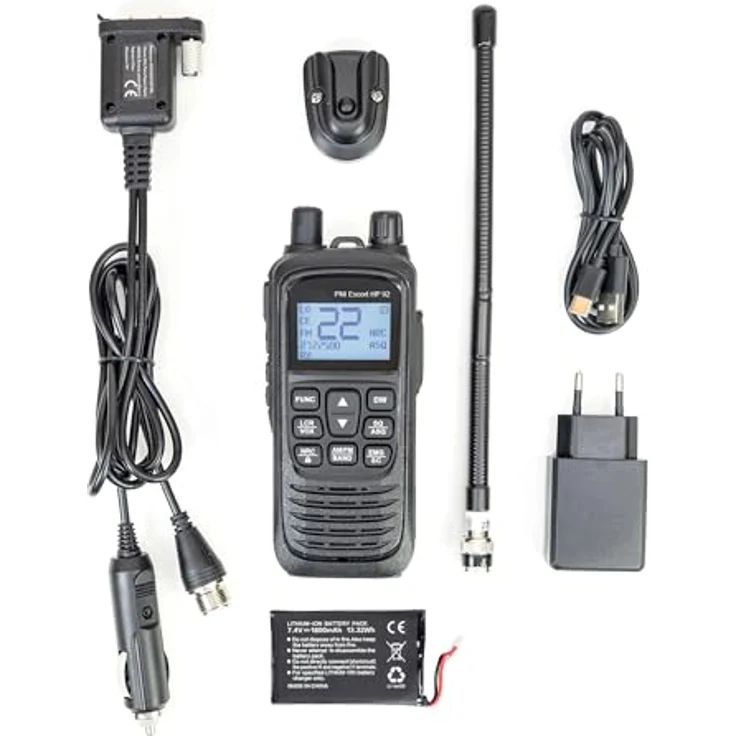 PNI PNI-HP92 Walkie-Talkie Handfunkgerät mit Multistandard-CB-Sender, NRC-Rauschunterdrückung und programmierbarem Funktionsumfang – Bild 3