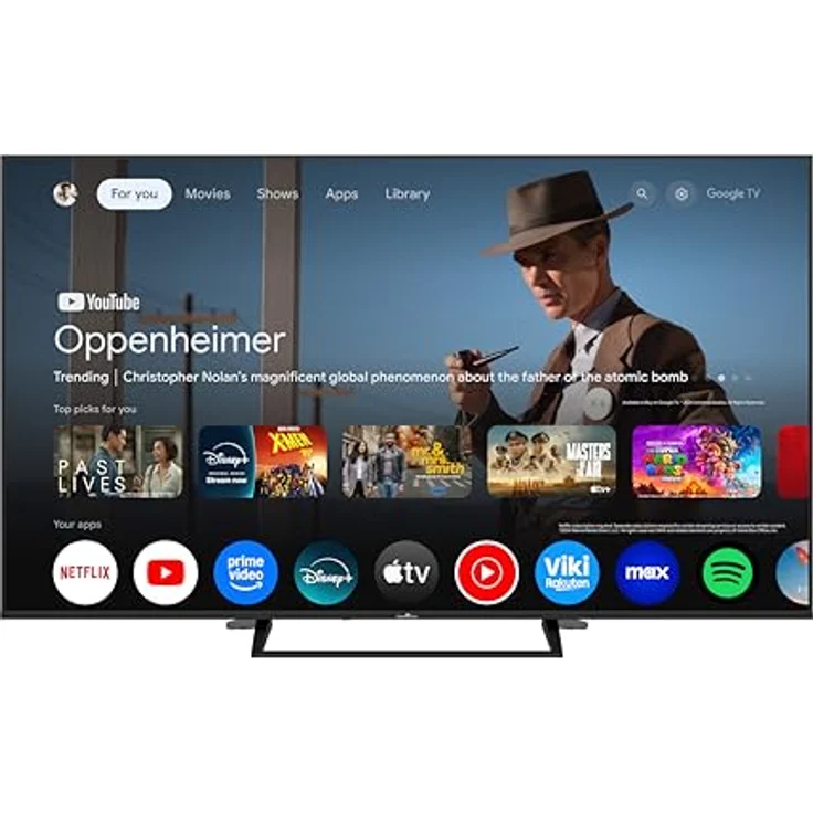 Smart Tech 65QG06K, 65 Zoll QLED Fernseher mit 4K UHD, HDR, Google TV und Bluetooth – Bild 1