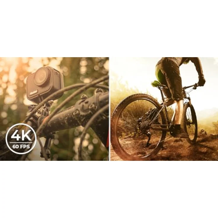 Rollei Actioncam 9s Cube: Brillante 4K Action, Wasserdicht bis 21m, Mini-Design, Touchscreen & Bildstabilisierung - Schwarz – Bild 5