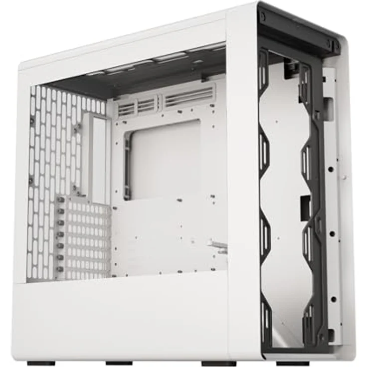 HAVN BF 360, Midi-Tower PC-Gehäuse für E-ATX mit Tempered Glass, weiß, optimierte Luftstromführung, kompatibel mit 360 mm Radiator – Bild 3