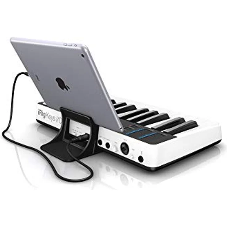 IK Multimedia iRig Keys I-O MIDI 25 - MIDI-Tastatur, tragbare Klaviertastatur, für Mac, iPhone und iPad, 25 Tasten, 8 Pads, Musikproduktionsstation, Software und Anwendungen - Preisvergleich – Bild 5