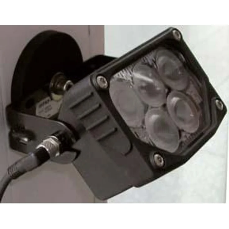 Gifas Electric LED-Strahler 3 W, Scheinwerfer mit 750 lm, IP67, schwarz, Aluminium-Druckguss, schwenkbarer Montagebügel