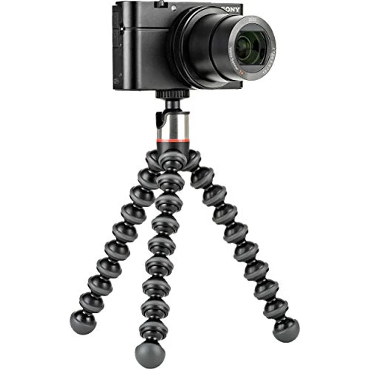 JOBY JB01502-BWW GorillaPod 500 flexibles Ministativ (mit integriertem Kugelkopf für kompakte und 360-Grad-Kameras, Traglast bis zu 500 g) – Bild 6