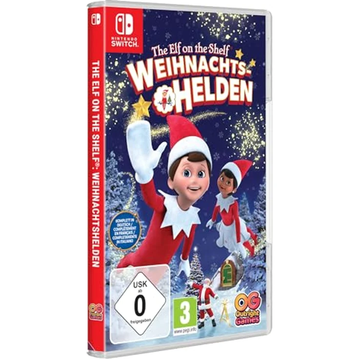 Outright Games The Elf on the Shelf: Weihnachts-Helden, Nintendo Switch Spiel mit magischen Minispielen und individuell gestaltbaren Elfhelden – Bild 2