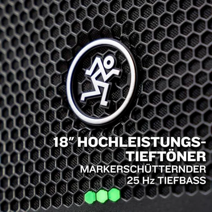 Mackie Thump18Sv4, 18" Professioneller Aktiv-Subwoofer mit 1.400 W, 132 dB SPL und 25 Hz Tiefbass, schwarz – Bild 4