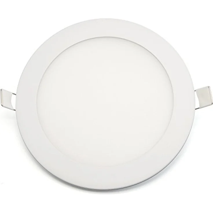 ENERGMiX LED Panel ultra slim Deckenleuchte Einbaustrahler Einbau Leuchte rund neutralweiß 12 Watt mit Trafo – Bild 2