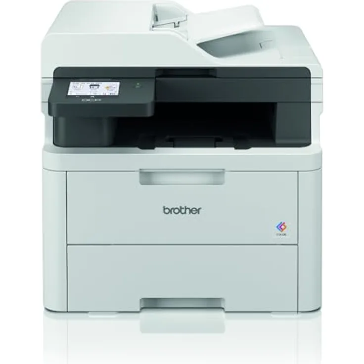 Brother DCP-L3555CDW - Kompaktes 3-in-1 Farb-LED Multifunktionsgerät mit WLAN/LAN, ADF und Duplexdruck