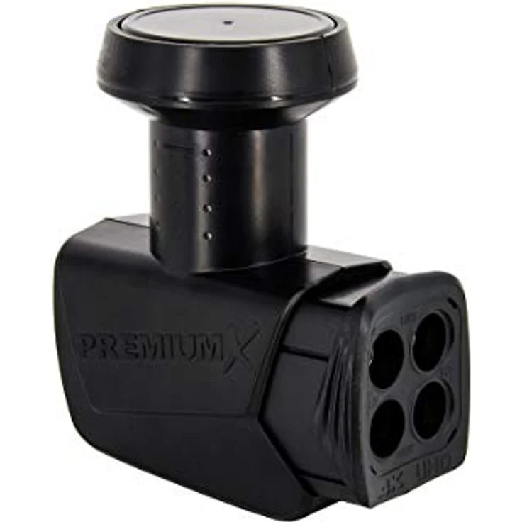 PremiumX PXS80 Satelliten-Komplettanlage 80cm Anthrazit, Quad LNB für 4 Teilnehmer, korrosionsgeschützt und wasserdicht – Bild 5